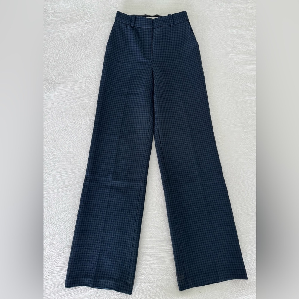 Aritzia Babaton Navy Wide-Leg Pants